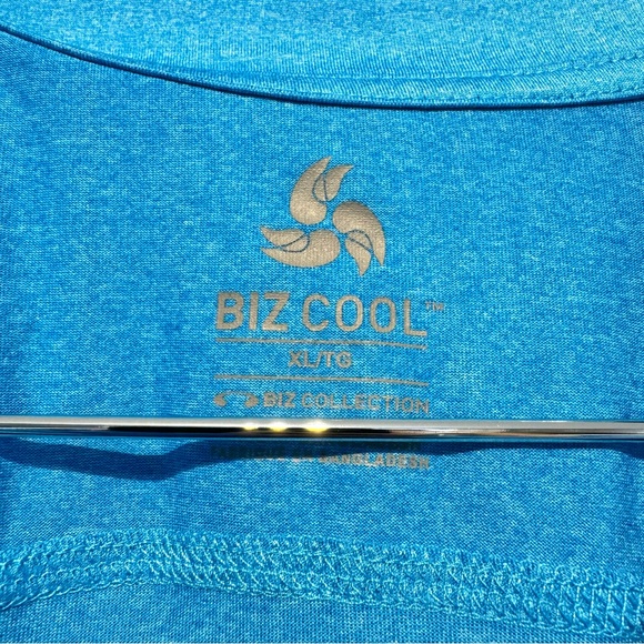 🛍️ 4 for 20$ / Biz Cool Golf Short Sleeve Tee Polo / Blue / XL - Picture 6 of 8